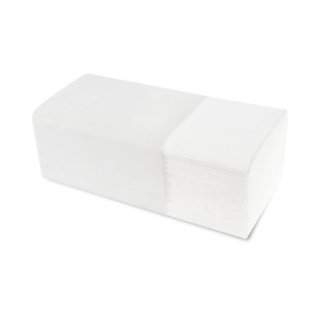 Plock Papierhandtuch, V-Falz, 2-lagig, hochweiß weiß; 4000 Stück / Pack