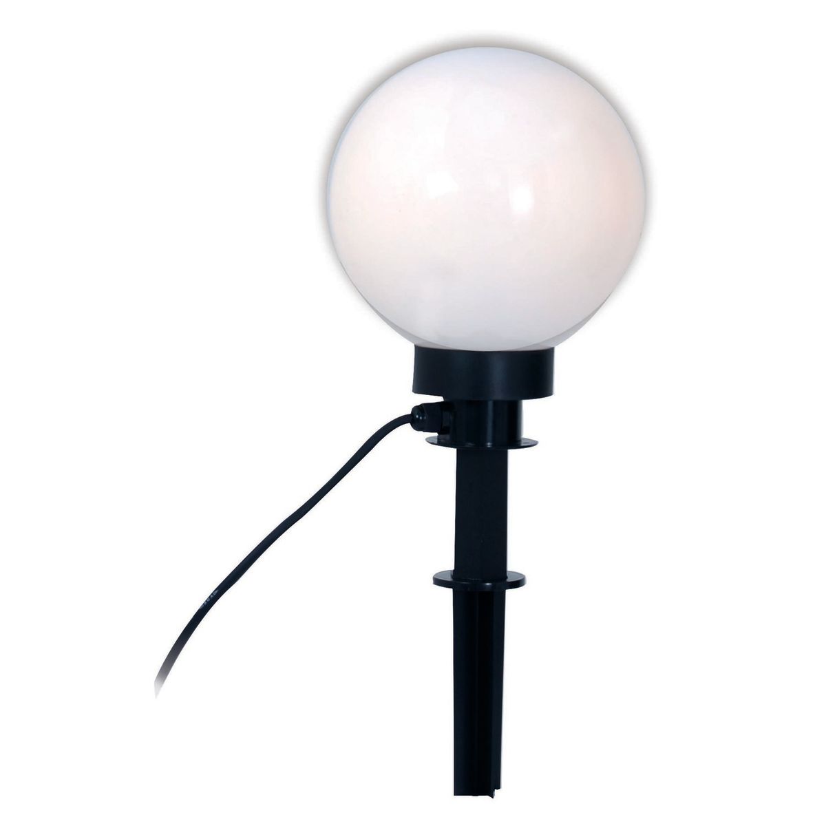 NÄVE Leuchten Außen Kugelerdspieß BALL 20x20x51x20 cm (LxBxHxØ); weiß