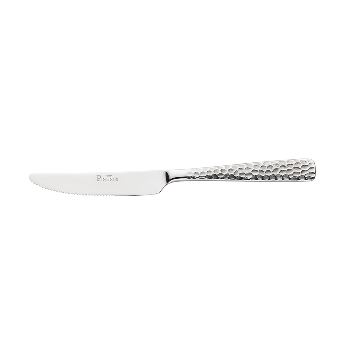 Coltello da dessert PALACE MARTELLATO Martellato Pintinox; 20 cm (L); argento; 12 pz. / Pacco