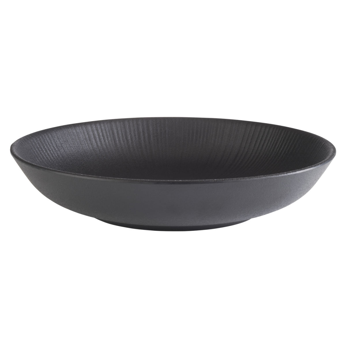 APS Schale NERO, Melamin; 800 ml, 22.5x22.5x22.5x4.5 cm (LxBxØxH); schwarz; rund