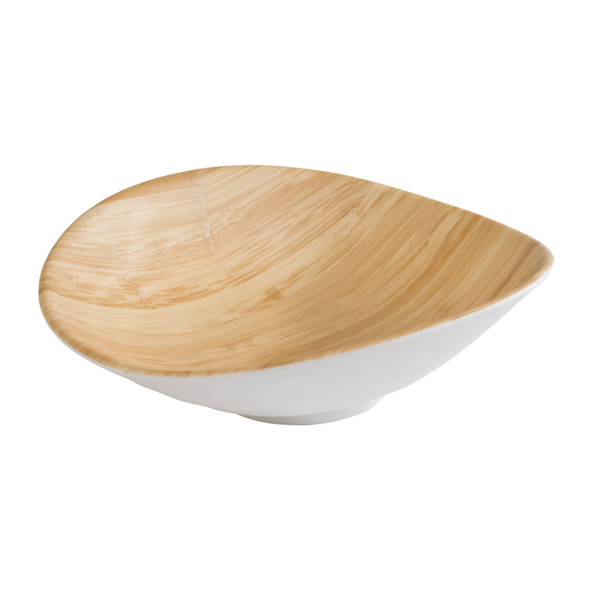 APS Schale BAMBOO, Melamin 200 ml, 17.5x15.5x5.5 cm (LxBxH); weiß; rechteckig