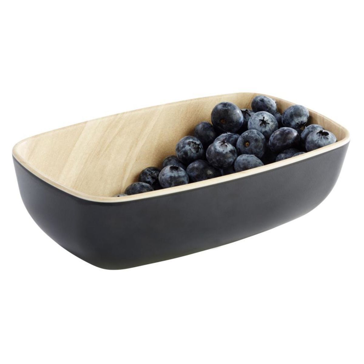Ciotola per buffet Frida APS; Misura GN 1/9, 500 ml, 17.6x10.8x5.5 cm (LxLxH); nero; ovale