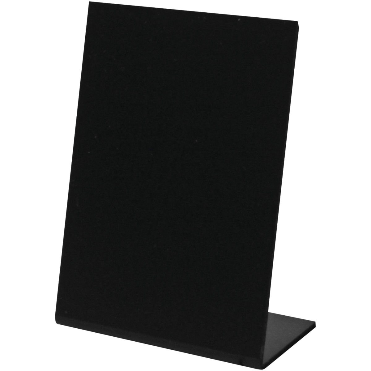 Schneider Tischaufsteller Materialmix DIN A6, 10.5x14.8 cm (BxH); schwarz; rechteckig; 5 Stück / Pack