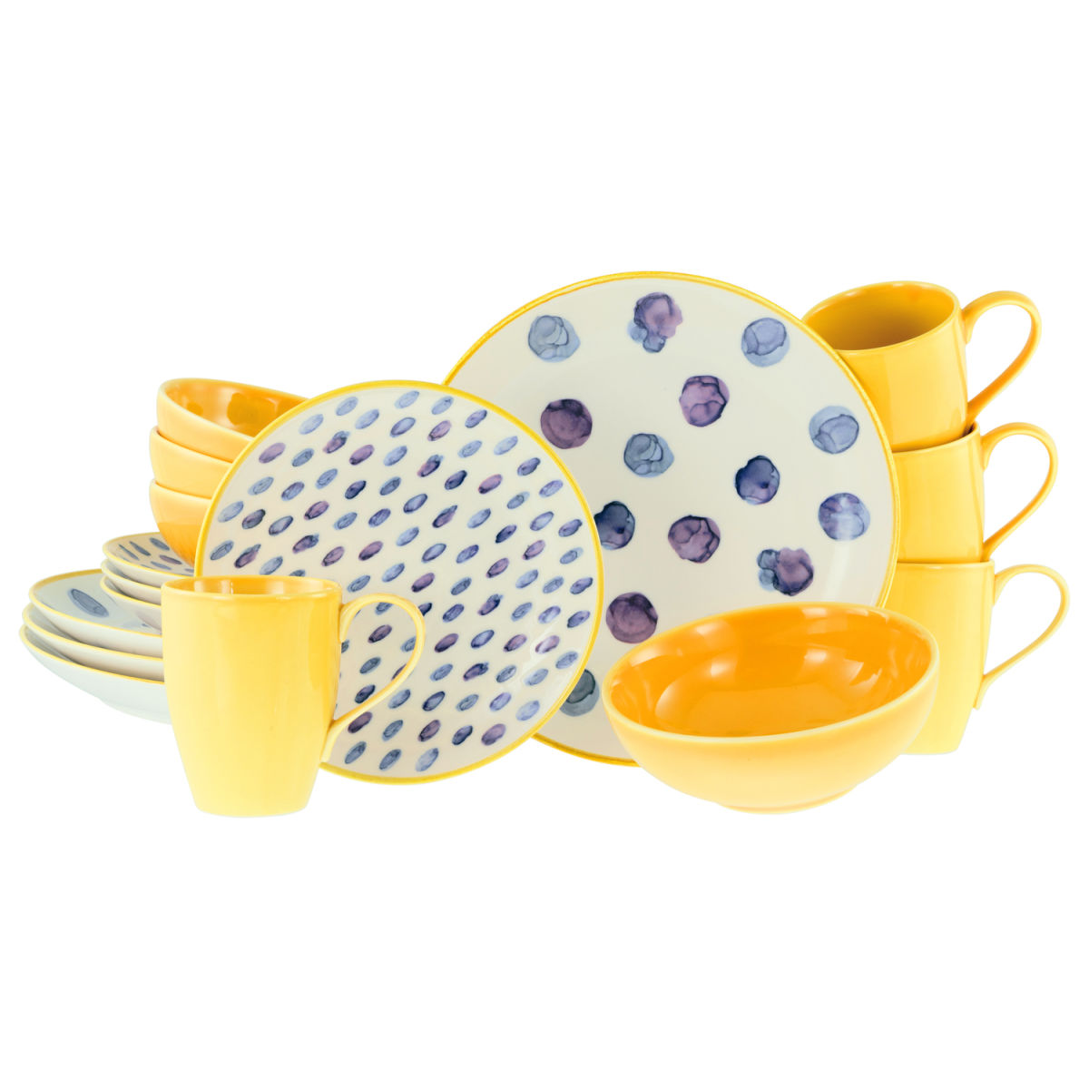 CreaTable Maisie Bunt - Kombiservice 16-tlg mehrfarbig