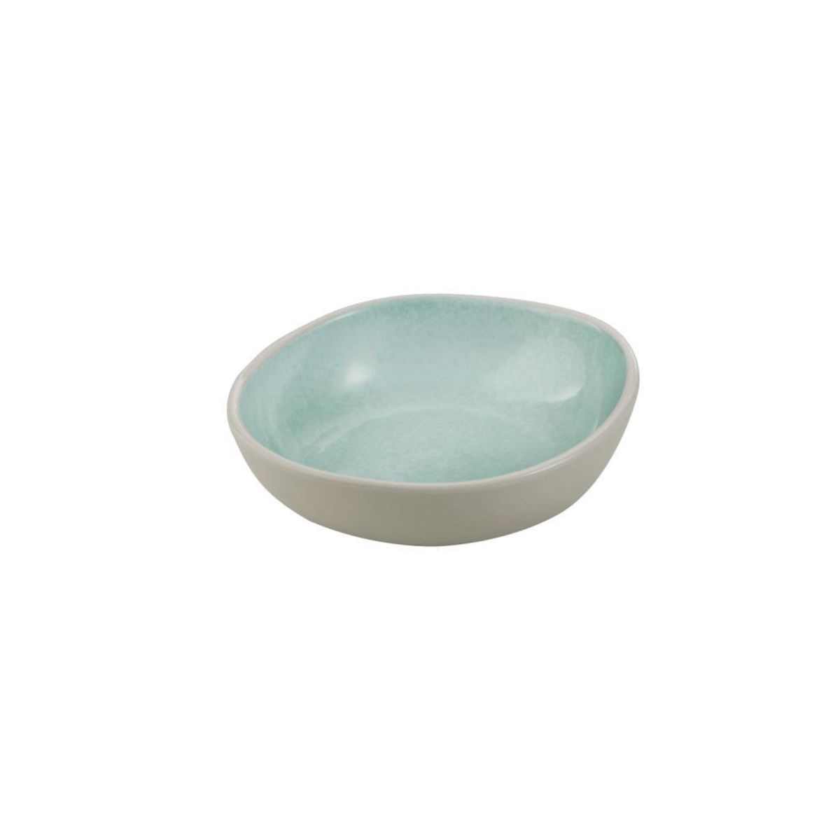 APS Schale -CALA-; 250 ml, 15x13.5x4.5 cm (LxBxH); grün/grau