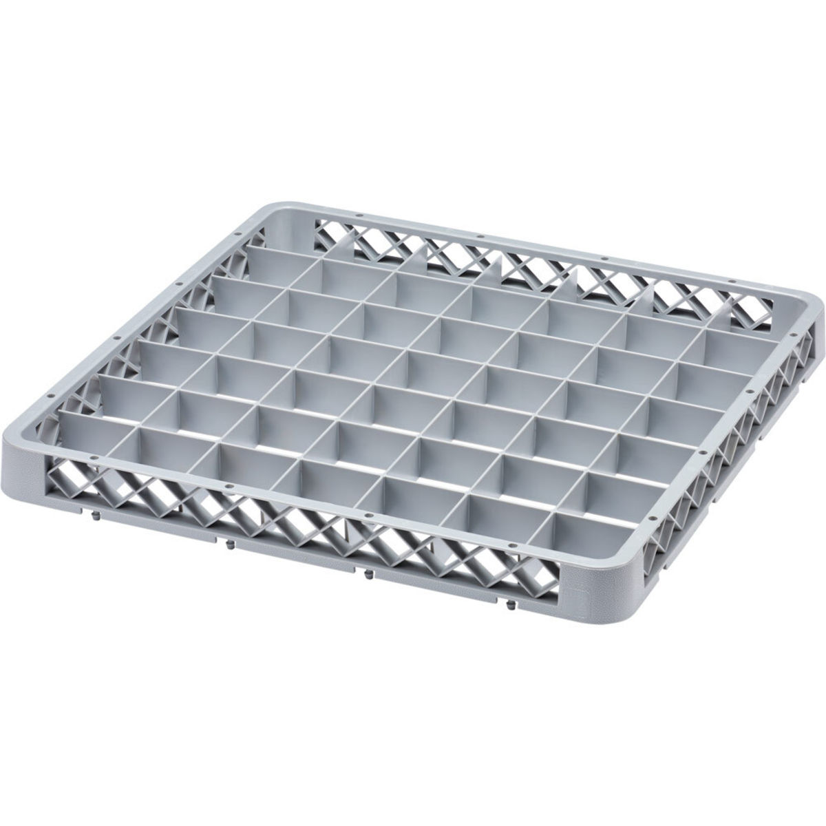 Stalgast Aufsatzrand für Spülkorb 49 Fächer 50x50x4.5 cm (BxTxH); grau