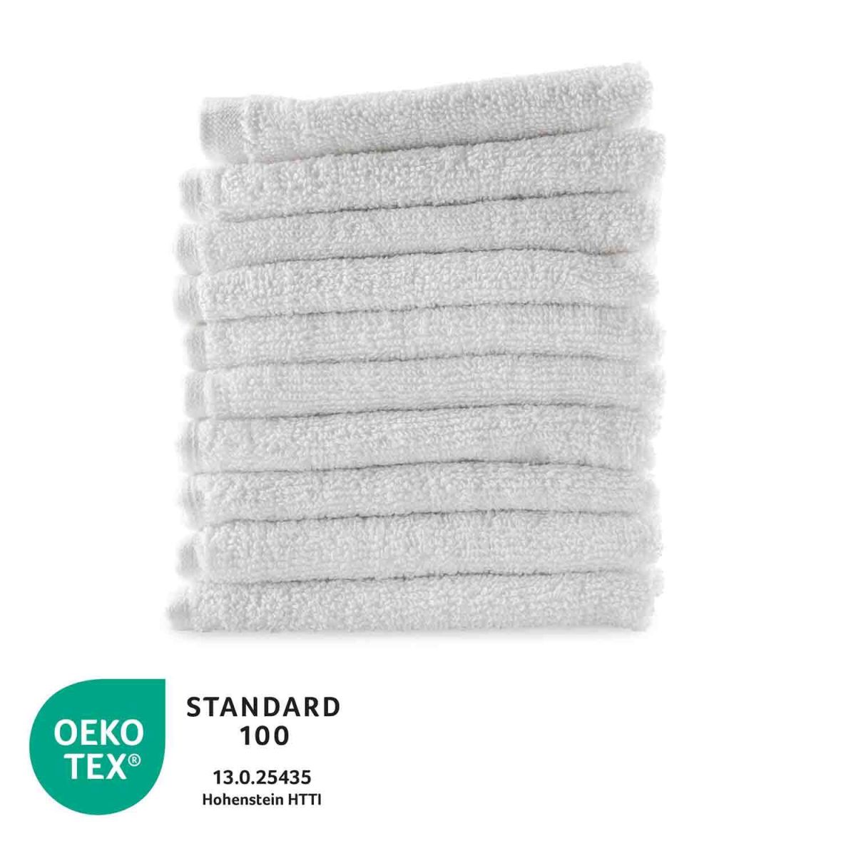 bertsch Hotelwäsche Luxus-Walkfrottier Seiflappen weiss 30/30 cm, glatt 30x30 cm (BxL); weiß; 10 Stück / Pack