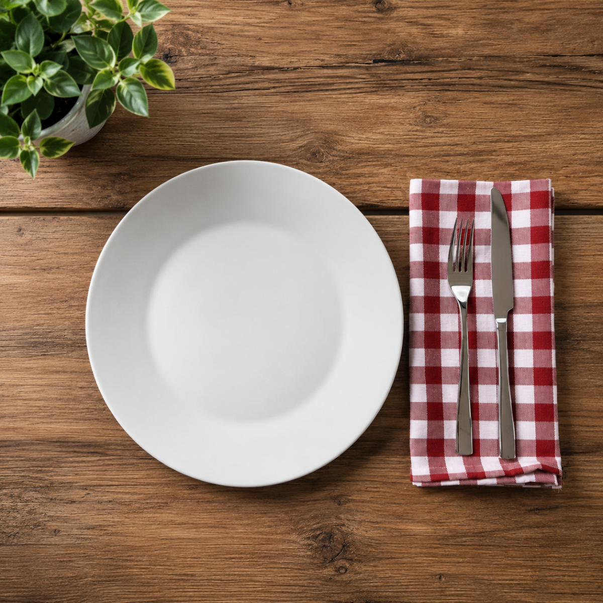 bertsch Hotelwäsche 5er Set Tischset Allgäu, rot-weiss kariert in 30/50 cm; 50x50 cm (BxL); mehrfarbig; 5 Stück / Pack