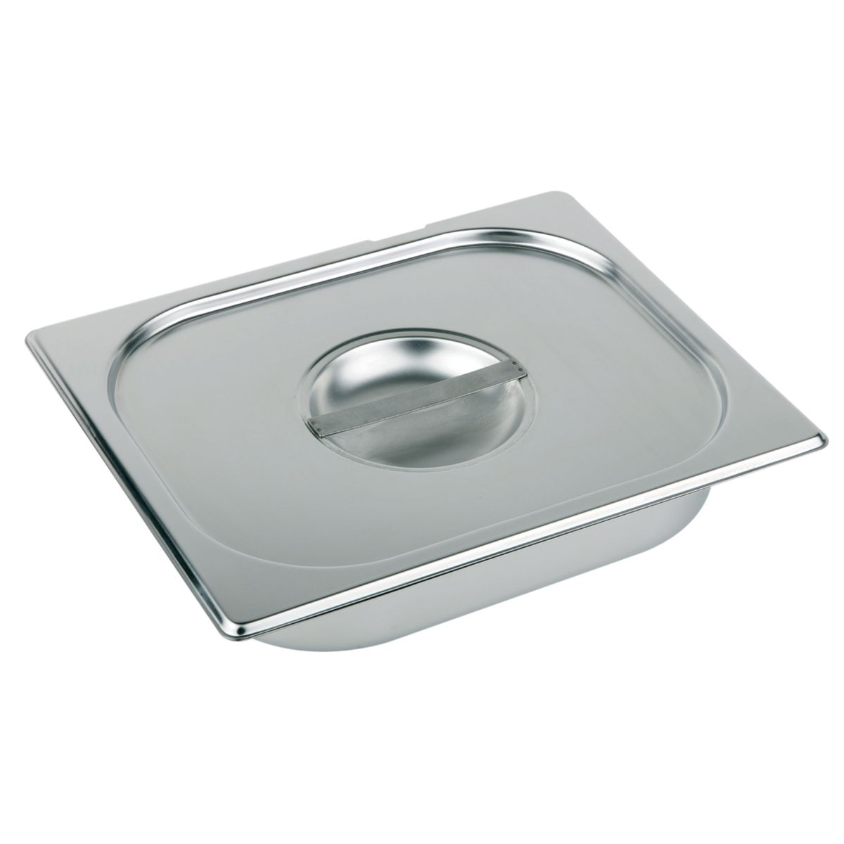 APS GN 1/2 Deckel ohne Löffelaussparung, Edelstahl; GN 1/2, 32.5x26.5 cm (LxB); silber; rechteckig