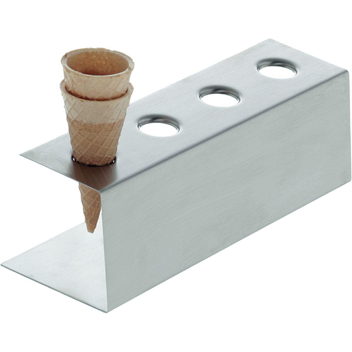 Schneider Eistütenhalter 27x9.5x8.5x2.6 cm (LxBxHxØ); edelstahl