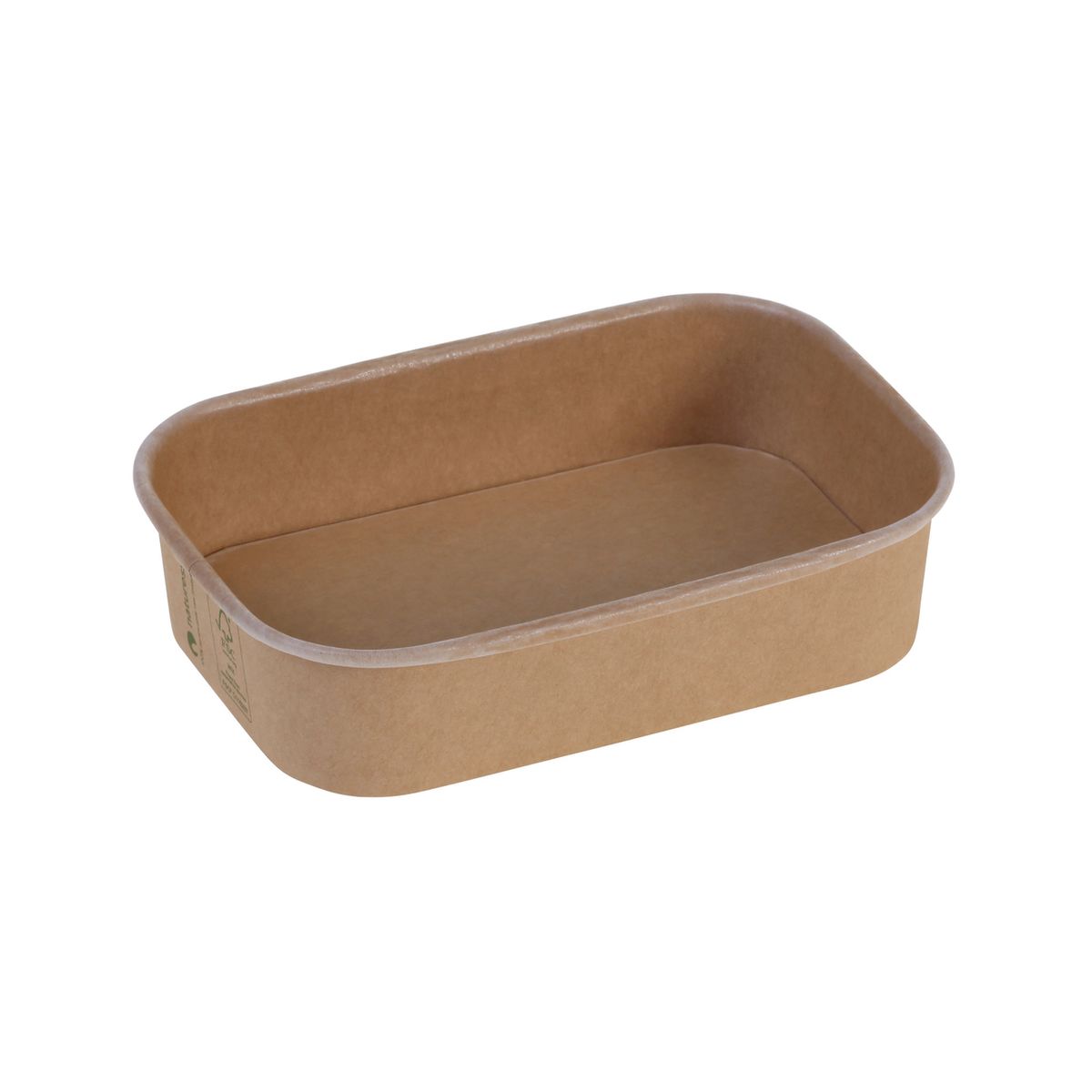 naturesse Schale Kraft/PLA, naturesse 500 ml, 12x4 cm (BxH); braun; 300 Stück / Pack