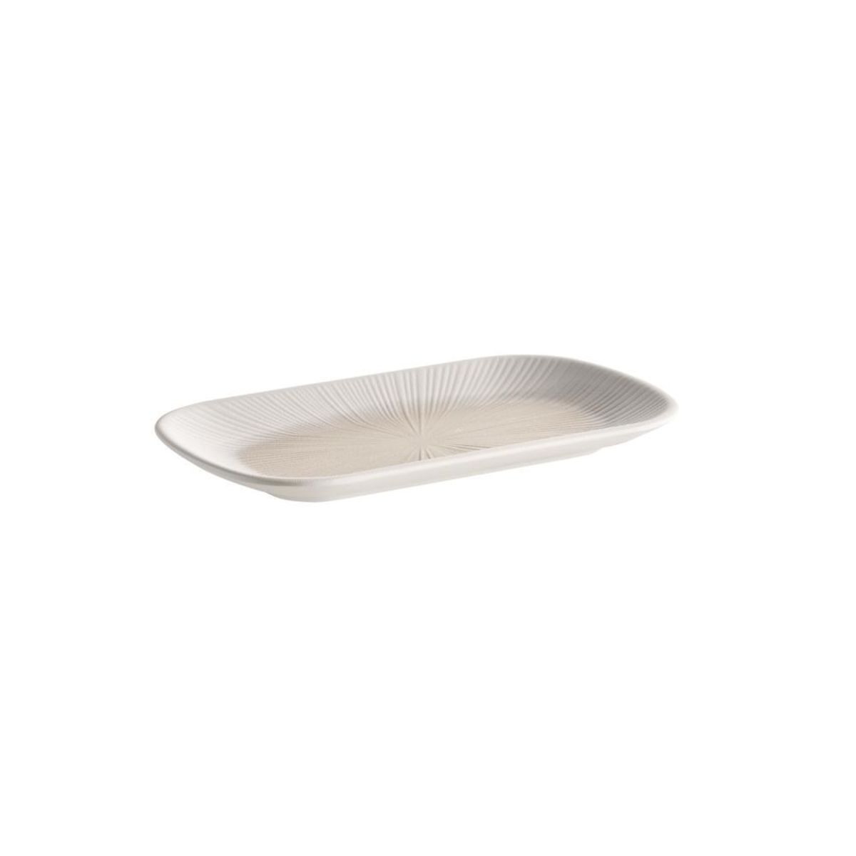 APS GN 1/4 Tablett -BLUSH- , 26,5 x 16,2 cm, H: 2,5 cm , Melamin, weiß / beige ,; 26.5x16.2x2.5 cm (LxBxH); beige/vintage weiß; rechteckig