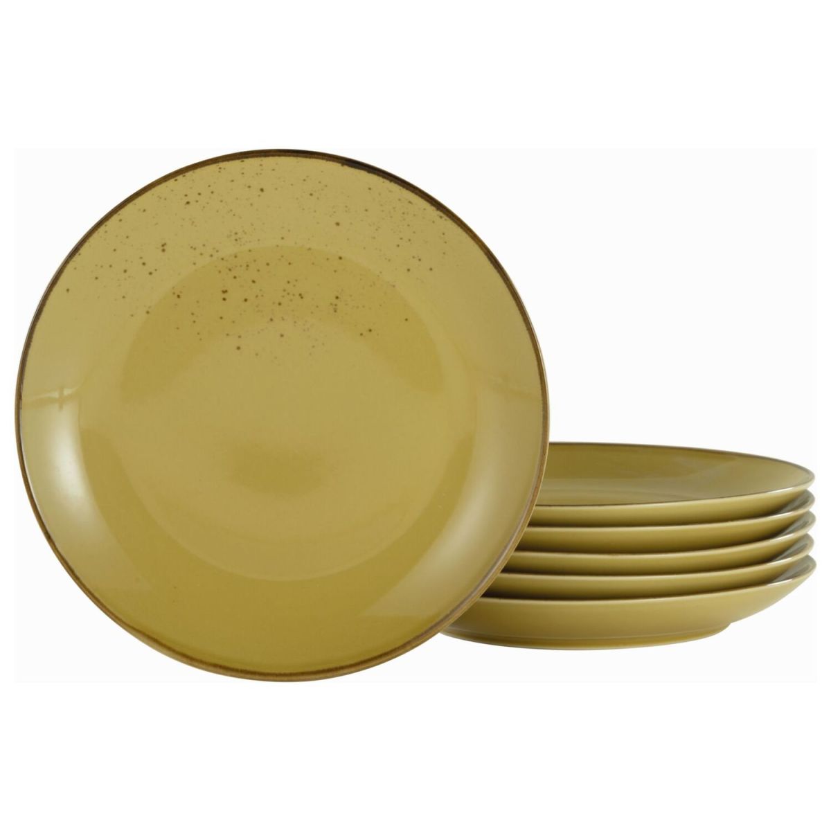 CreaTable Nature Collection - Speiseteller 6-tlg 27x3.5 cm (ØxH); gelb; rund; 6 Stück / Pack