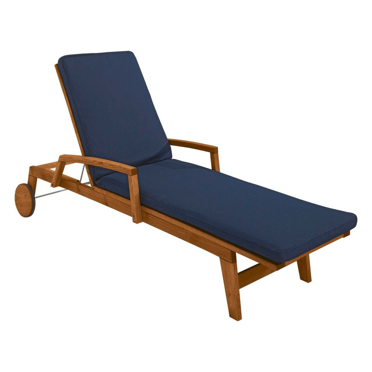 Rondo Auflage für Sonnenliege 'Milano', Bezug aus Polyester 58x200x6 cm (BxLxH); blau