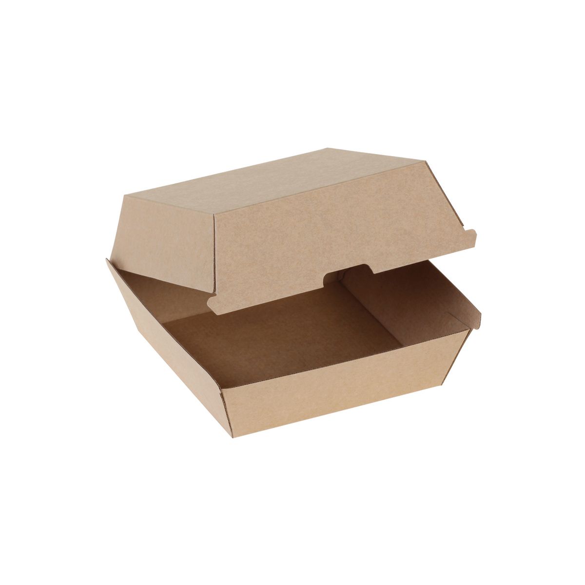 naturesse Hamburger-Box Kraft 12x8 cm (BxH); braun; 200 Stück / Pack