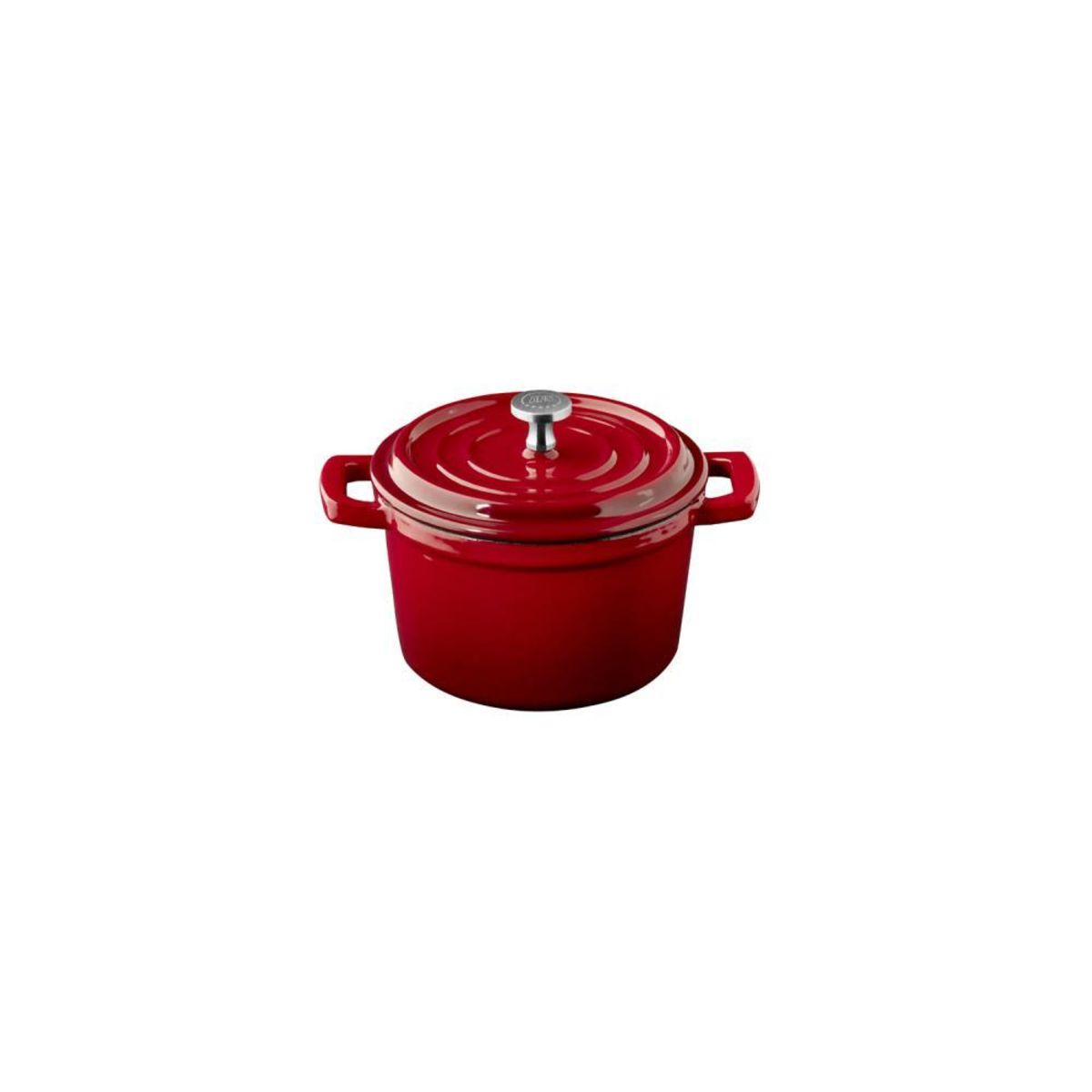 APS Mini-Topf mit Deckel -5 STARS-; 15x11x10 cm (LxBxH); rot