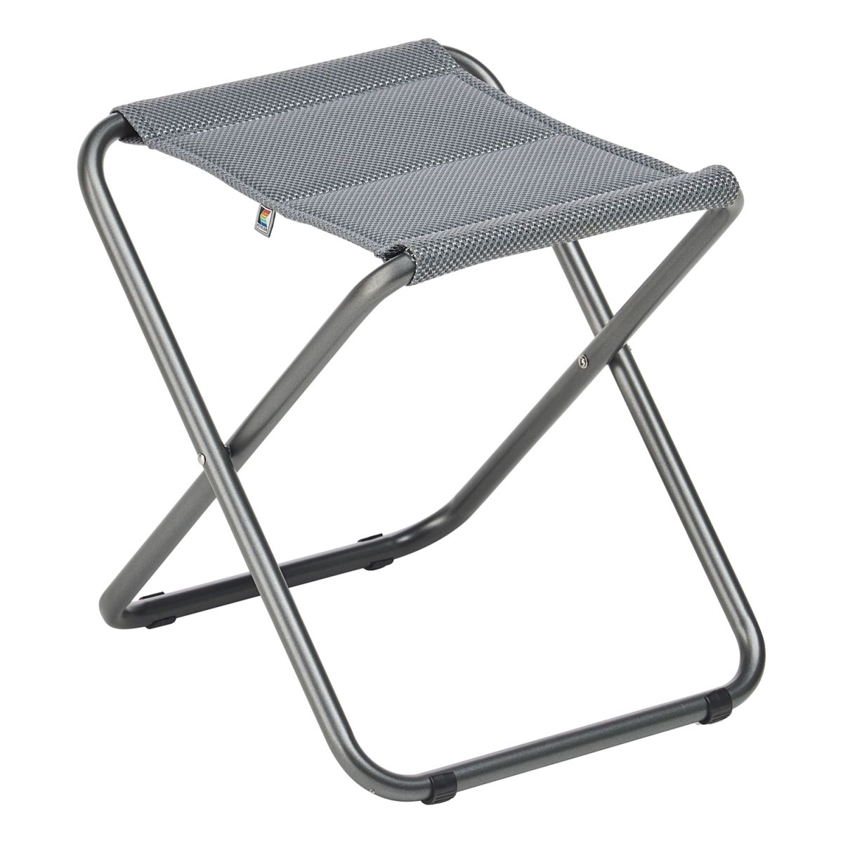 KETTLER Falthocker SLIGHT; 43x42x42x46 cm (BxTxLxH); Sitz grau, Gestell anthrazit