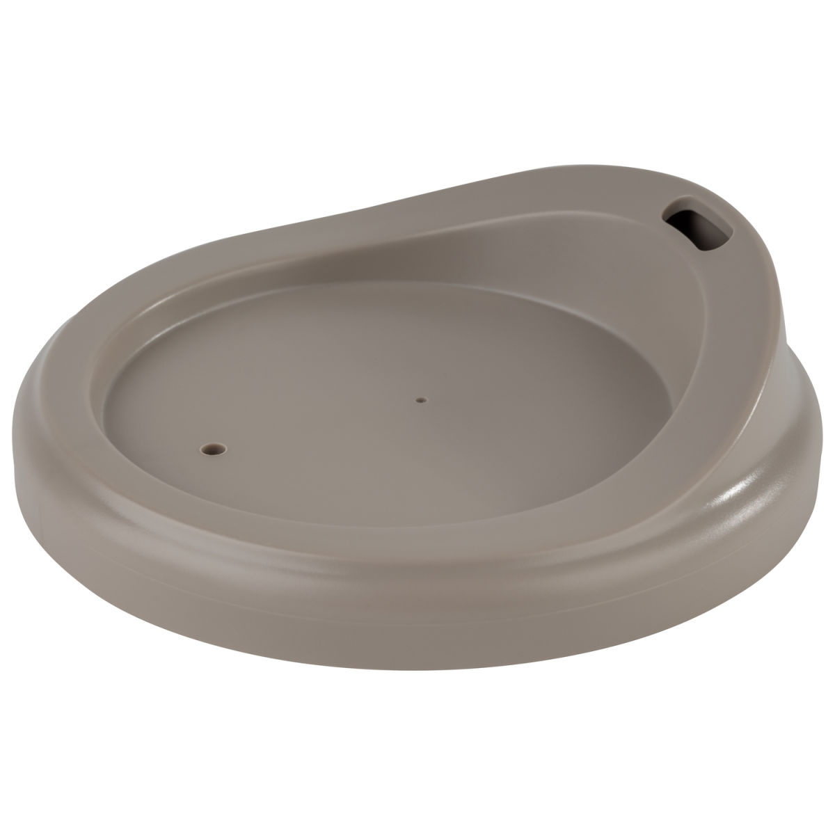 APS Deckel zu Mehrwegbecher TO GO 8.5x8.5x2.5 cm (LxBxH); beige