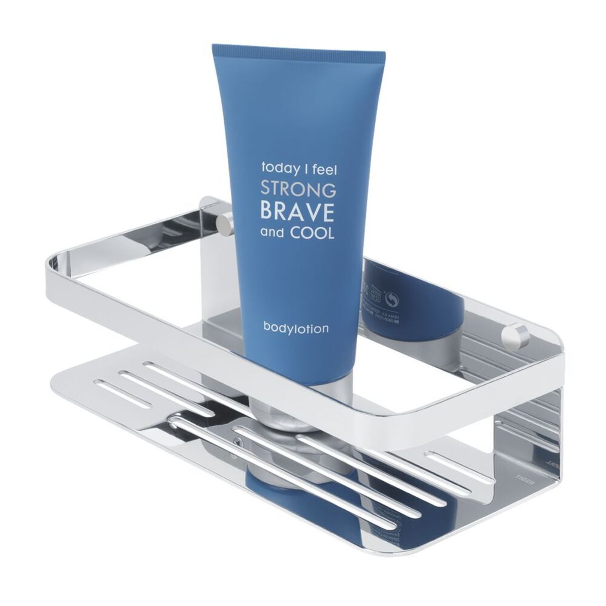 Caddy portaoggetti da doccia Chrom TIGER; 10.6x24x7 cm (LxLxH); argento