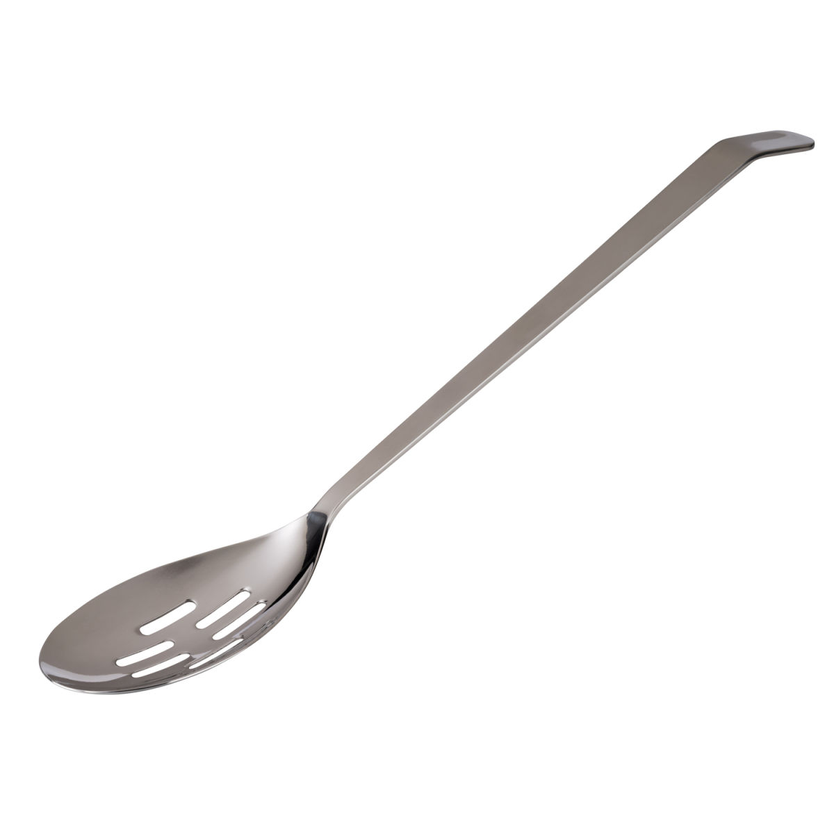 APS Chafing Dish Löffel BANQUET, Edelstahl, geschlitzt 6.5x3.5x35 cm (LxBxH); silber; rechteckig