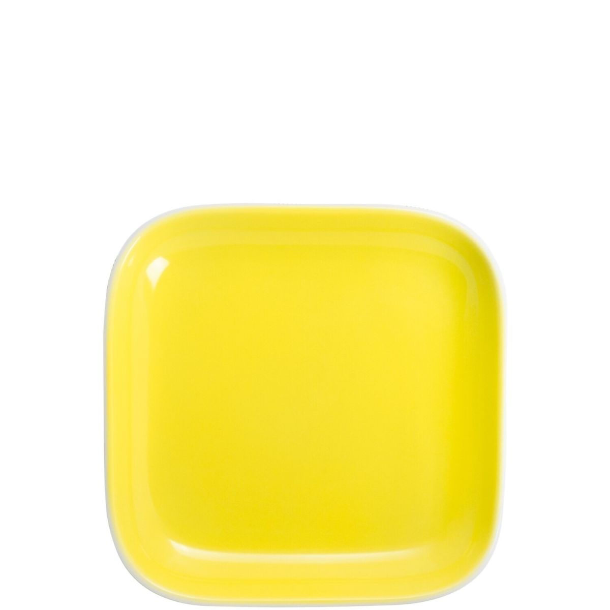 Kahla Deckelchen Pronto Colore eckig 9.3x9.3x1.5 cm (LxBxH); sonnengelb; quadratisch