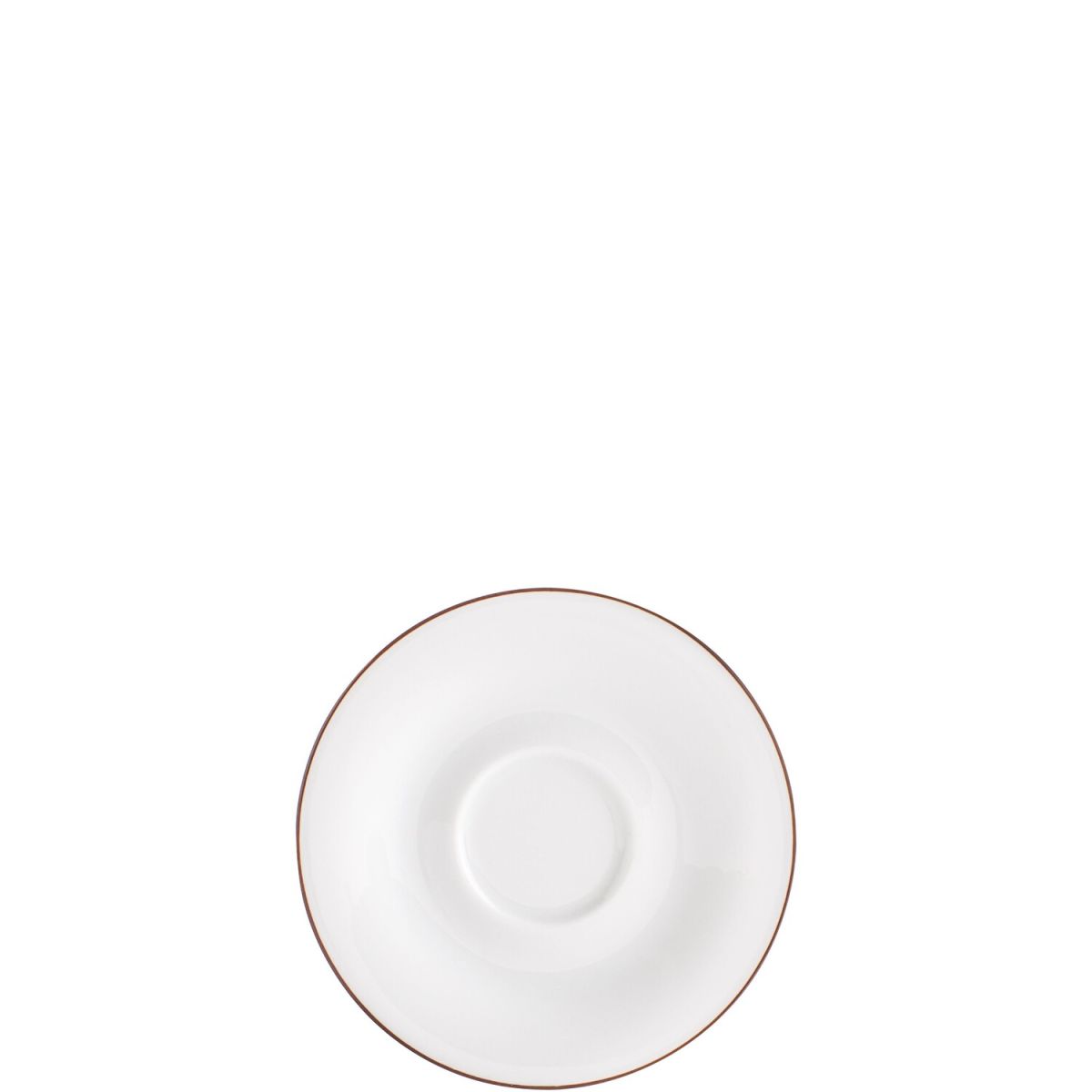 Kahla Untertasse Pronto Line 11.7x1.7 cm (ØxH); cocabraun; rund; 6 Stück / Pack