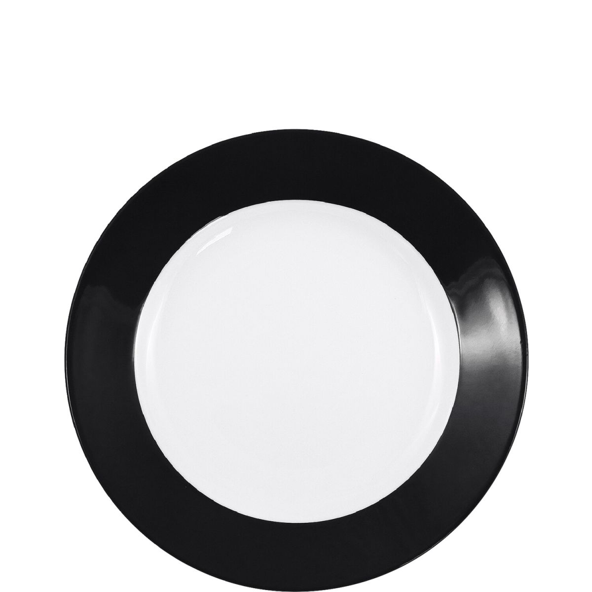 Kahla Frühstücksteller Pronto Colore 20.4x2.9 cm (ØxH); schwarz; rund; 6 Stück / Pack