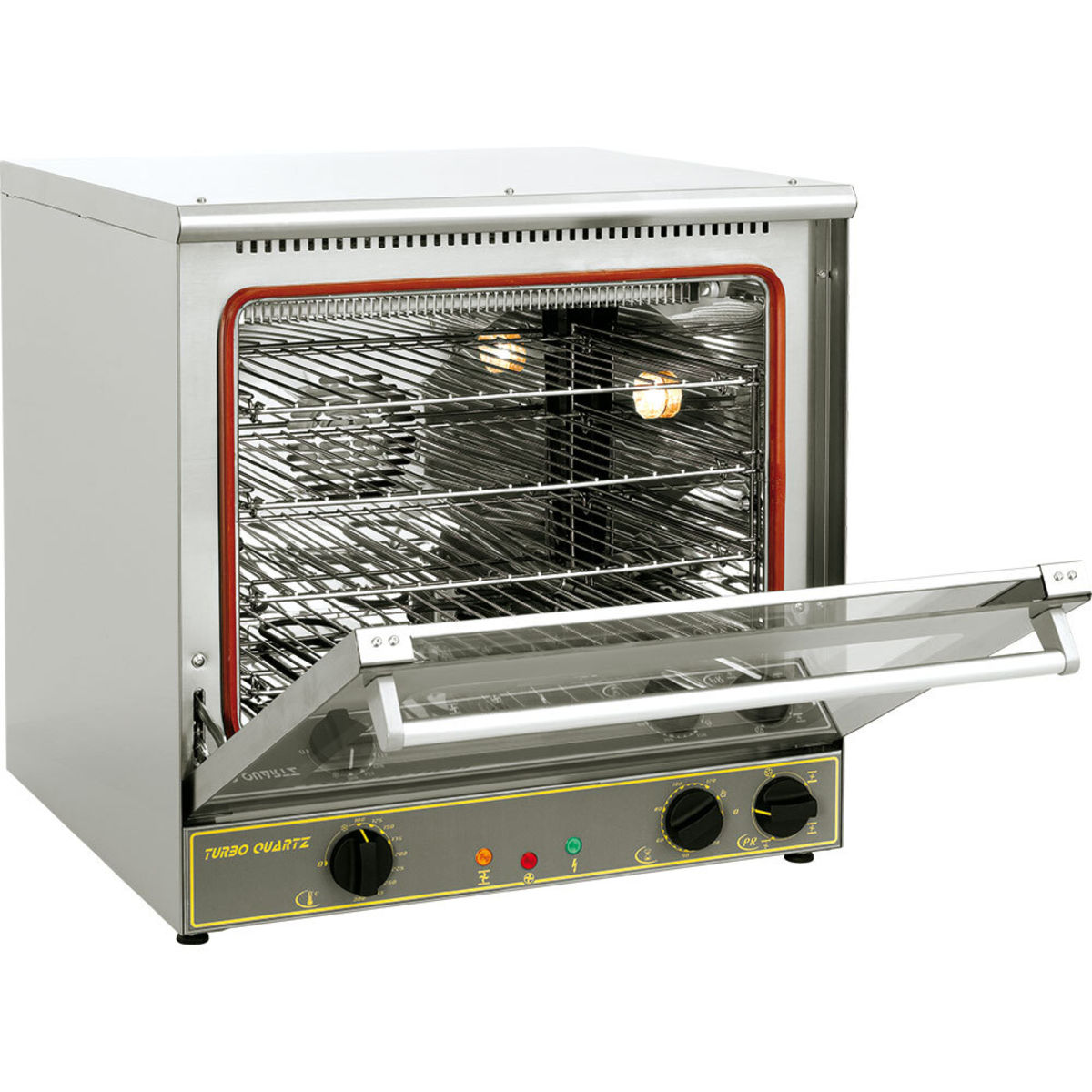 Roller Grill Konvektomat mit Turbo Quarz Technologie 59.5x59 cm (BxH); silber