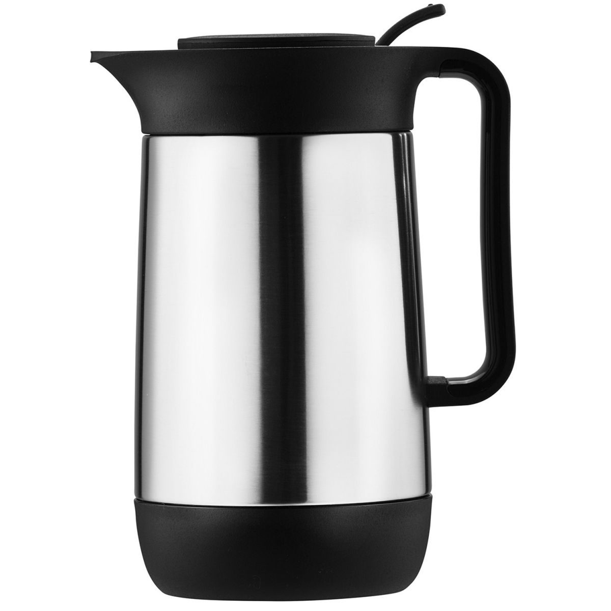 helios Isolierkanne Contur Push poliert 0.6 l, 21.3 cm (H); silber; rund