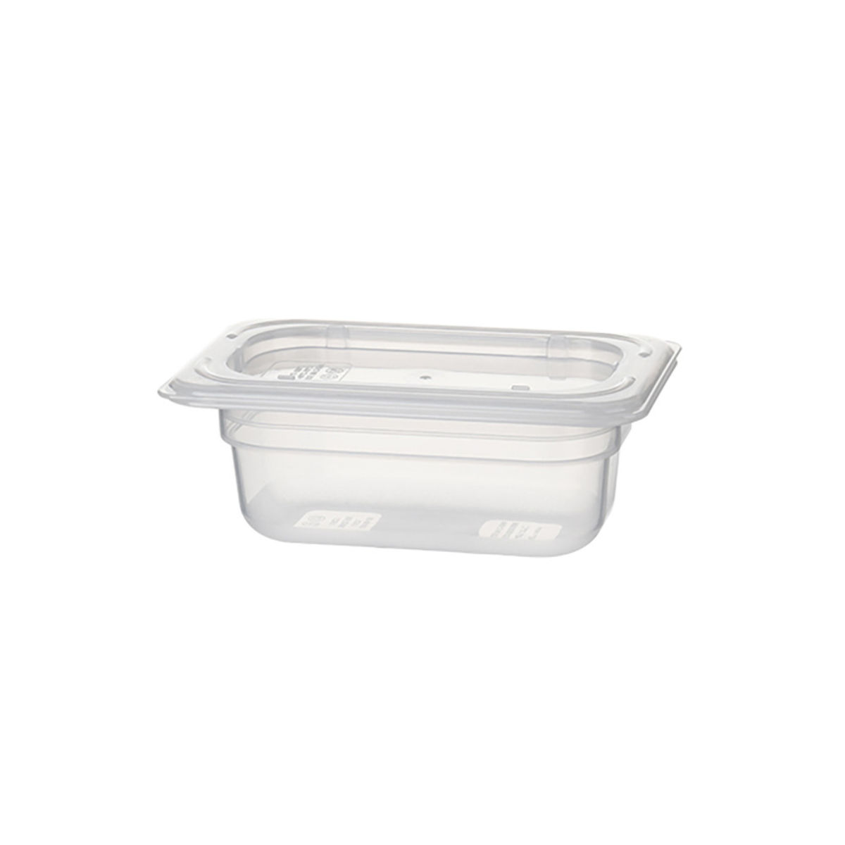 Stalgast Gastronormbehälter, Polypropylen, GN 1/9, Serie Protect von Stalgast GN 1/9, 0.5 l, 17.6x10.8 cm (BxT); transparent