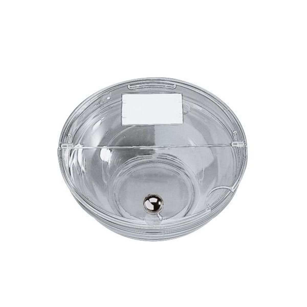 APS Schutzdeckel, klappbar, mit Löffelaussparung 24x24x23.5x3.5 cm (LxBxØxH); silber