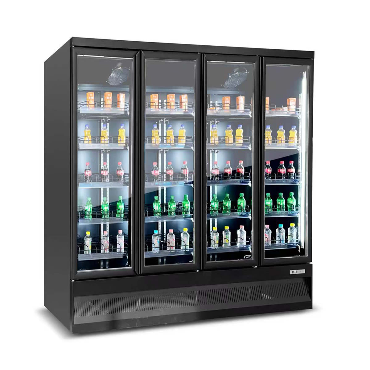 A&S Polarny Getränkekühlschrank 900 Liter schwarz 1120 X 635 X 1980 mm; 250.8x199.7x71 cm (BxHxT); schwarz