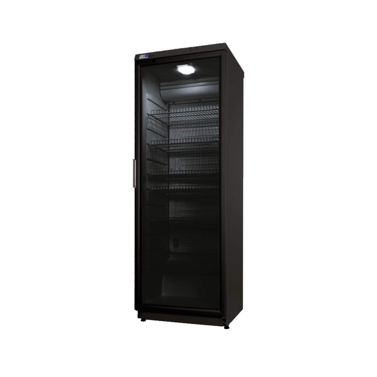 KBS Glastürkühlschrank CD 350 350 l, 60x173x60 cm (BxHxT); schwarz
