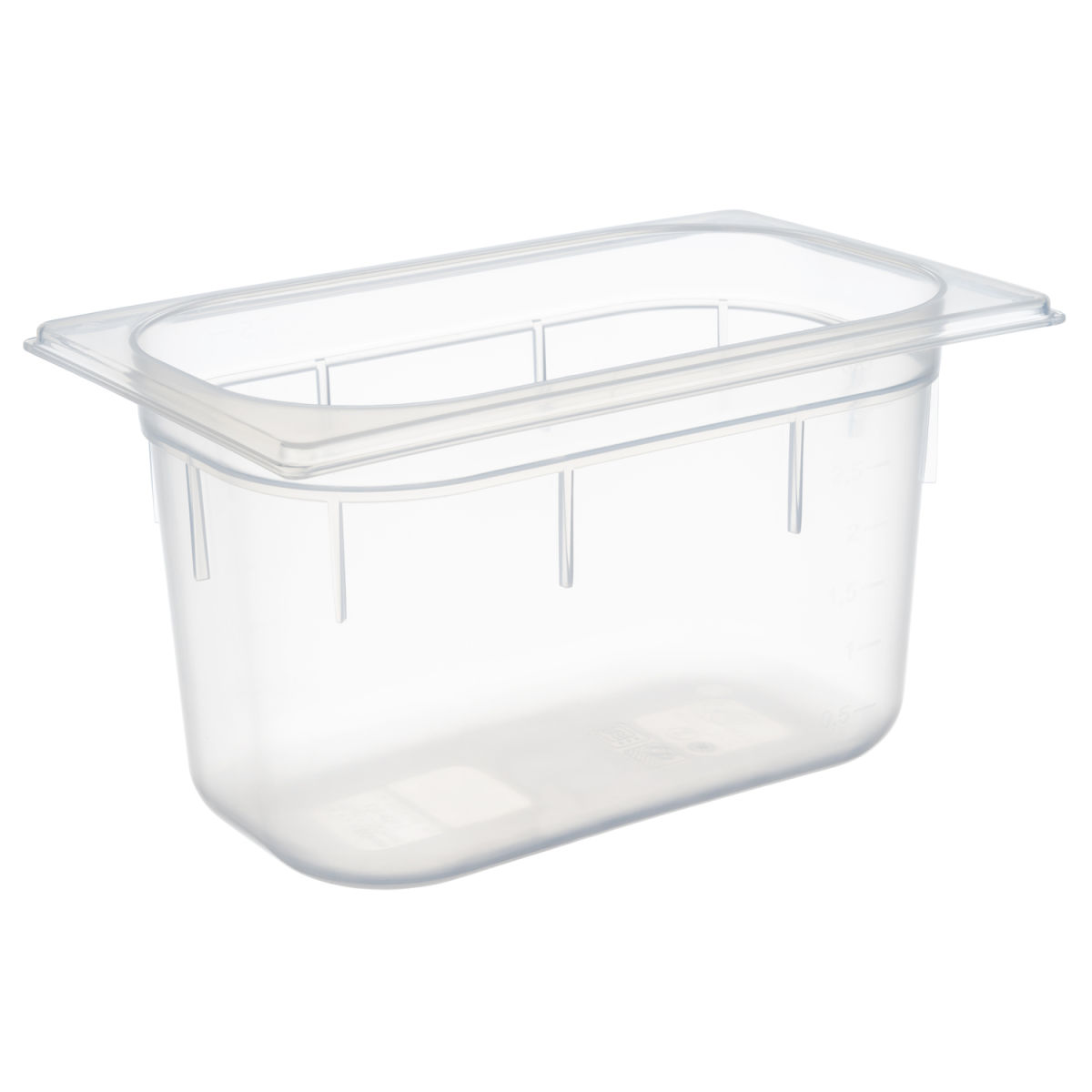 APS GN 1/4 Behälter, Polypropylen GN 1/4, 3.7 l, 26.5x16.2x15 cm (LxBxT); transparent