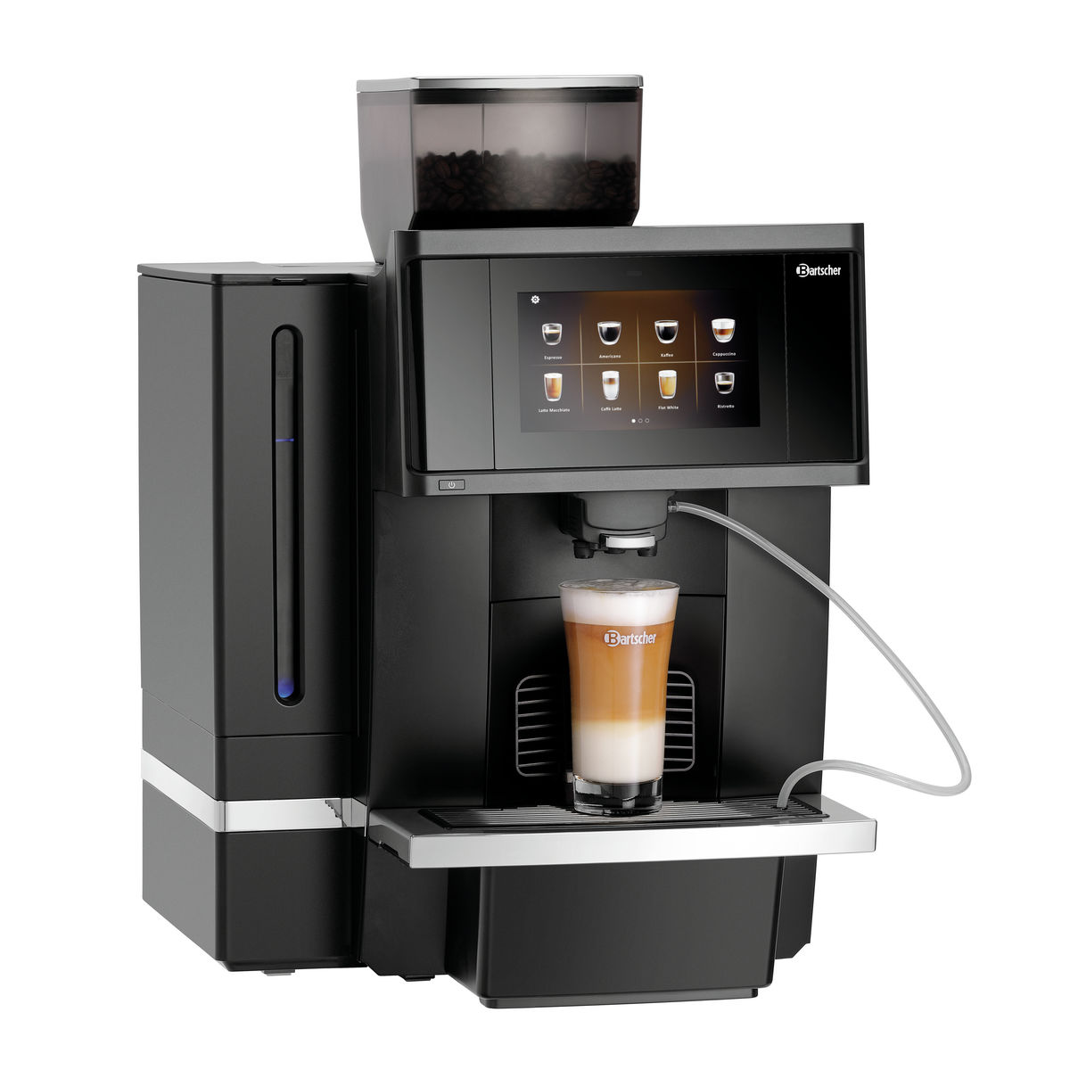 Bartscher Kaffeevollautomat KV1 Comfort 39x58x49.5 cm (BxHxT); schwarz meliert