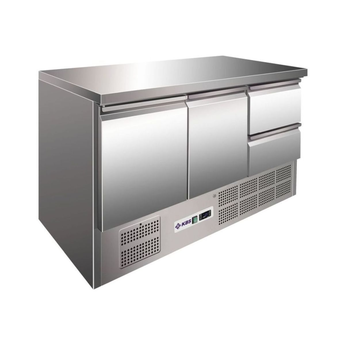 KBS Kühltisch KTM 302 400000 ml, 137x87.5x70 cm (BxHxT); silber