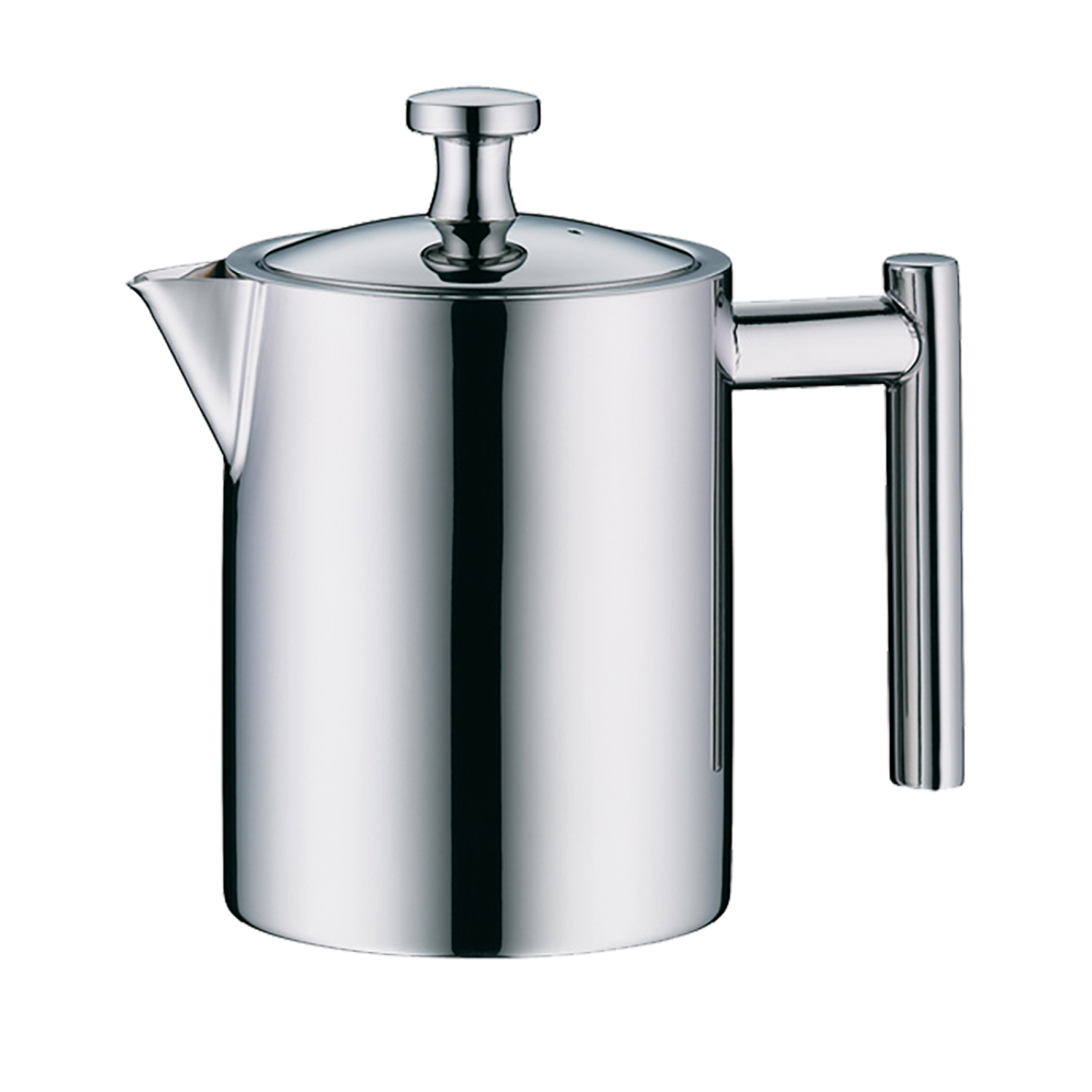 alfi TEA POT II Teekanne 0,60 l, Edelstahl, mit Siebeinsatz | Integrierter Teefilter für losen Tee, AromaSafe, Edelstahl poliert, einfache Reinigung, spülmaschinenfest