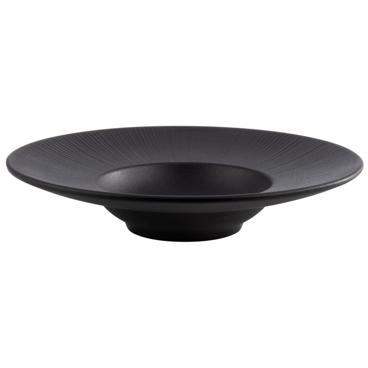 APS Teller tief NERO, Melamin; 300 ml, 29x6 cm (ØxH); schwarz; rund