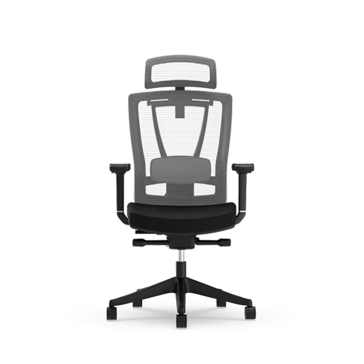 FlexiSpot Ergonomischer Bürostuhl Netzrücken; 71x45x65 cm (BxHxT); schwarz
