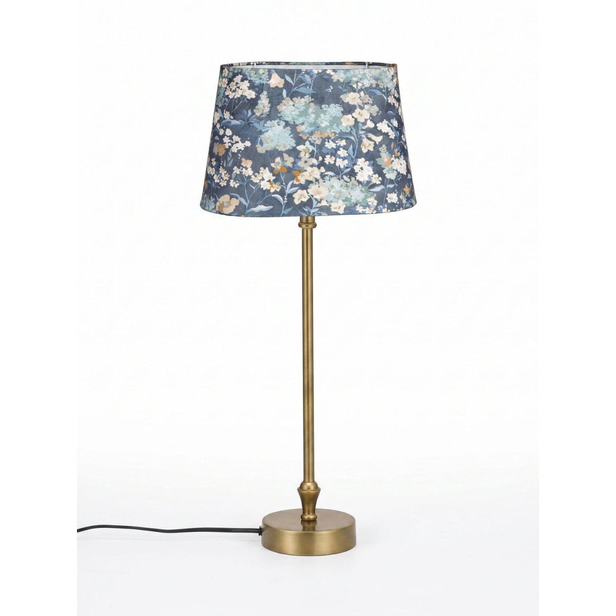 Lampada da tavolo Liam PR Home; 56x20x56 cm (LxLxH); oro/blu; struttura oro