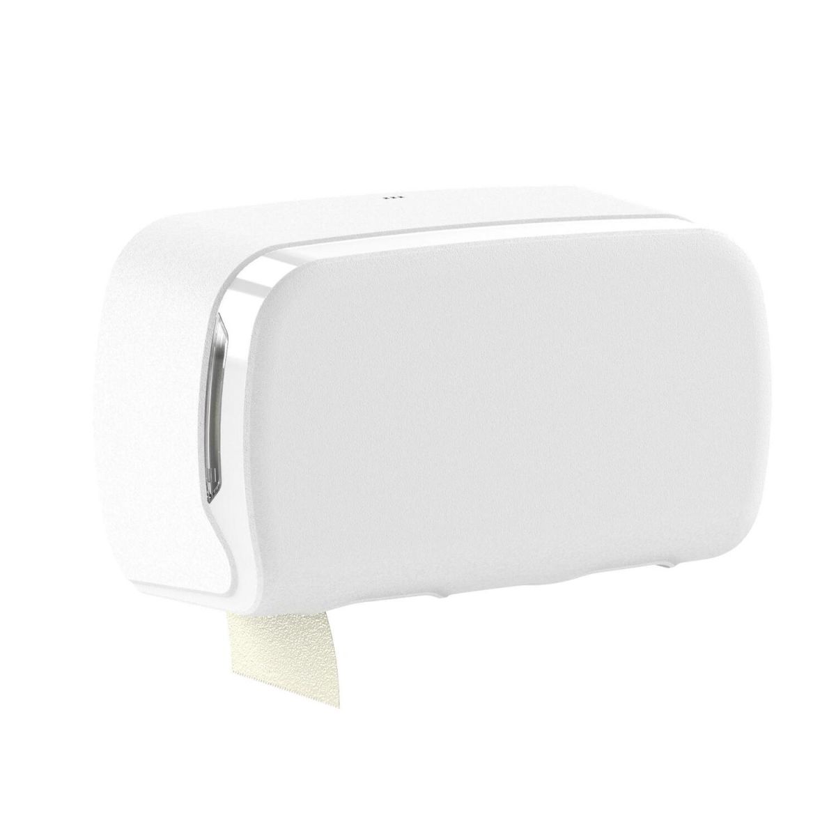 Plock Toilettenpapierspender, für 2 Rollen 29.8x19.5x11.3 cm (BxHxT); weiß