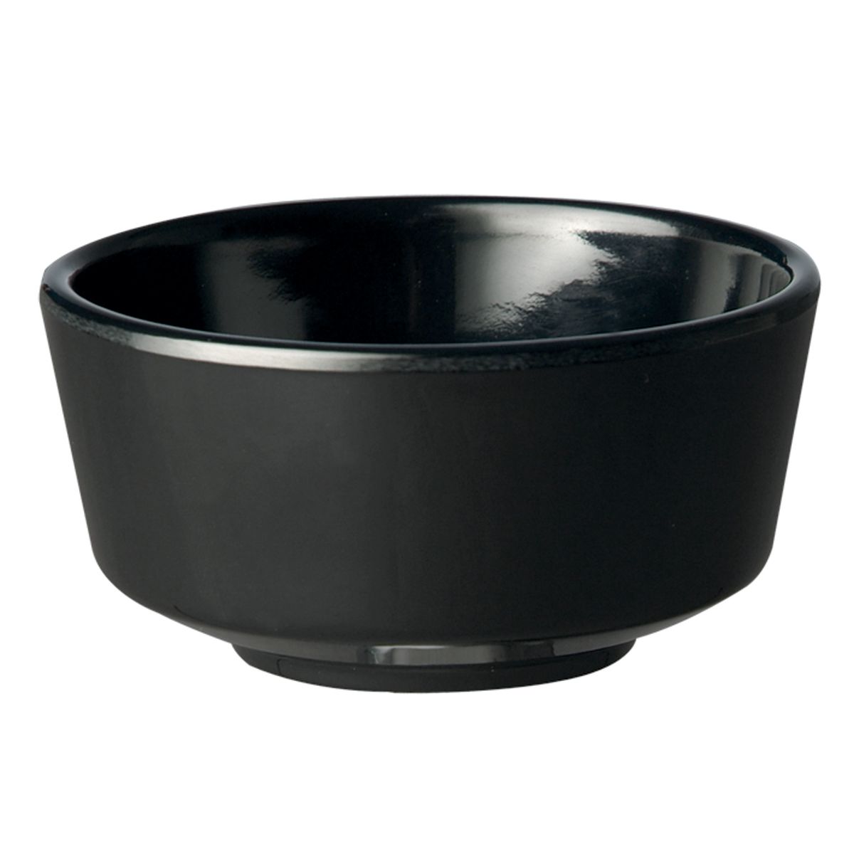 APS Schale FLOAT, Melamin, rund 30 ml, 5.5x5.5x5.5x3 cm (LxBxØxH); schwarz; rund; 36 Stück / Pack