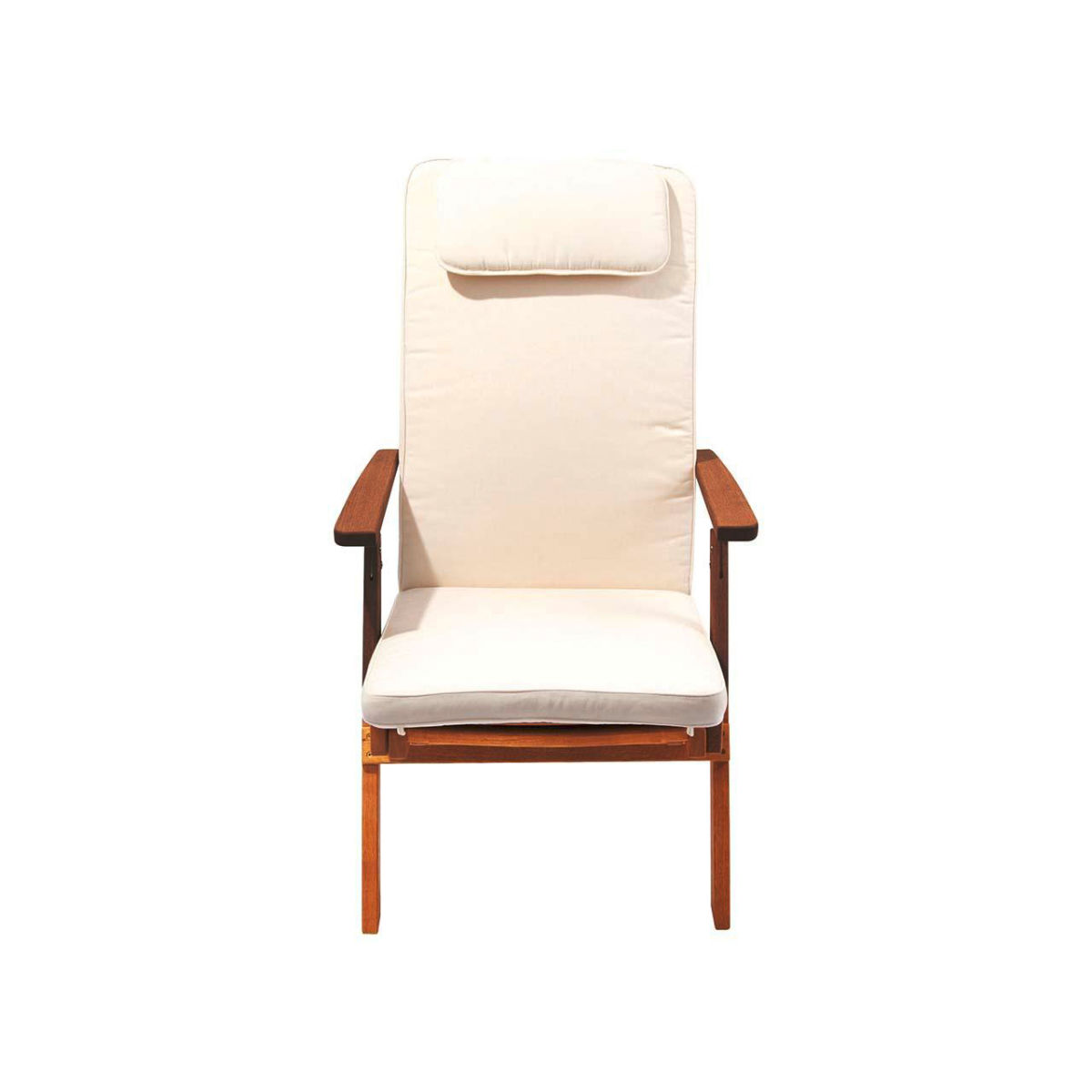 Rondo Auflage für Deckchair 127 x 50 x 6 cm, Bezug aus Polyester, blau; 50x127x6 cm (BxLxH); natur