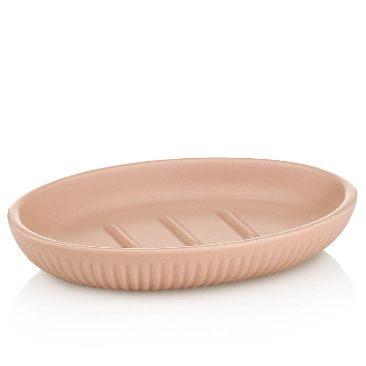 kela Seifenschale Adele Keramik 9.5x2x13.5 cm (BxHxT); rosa; oval