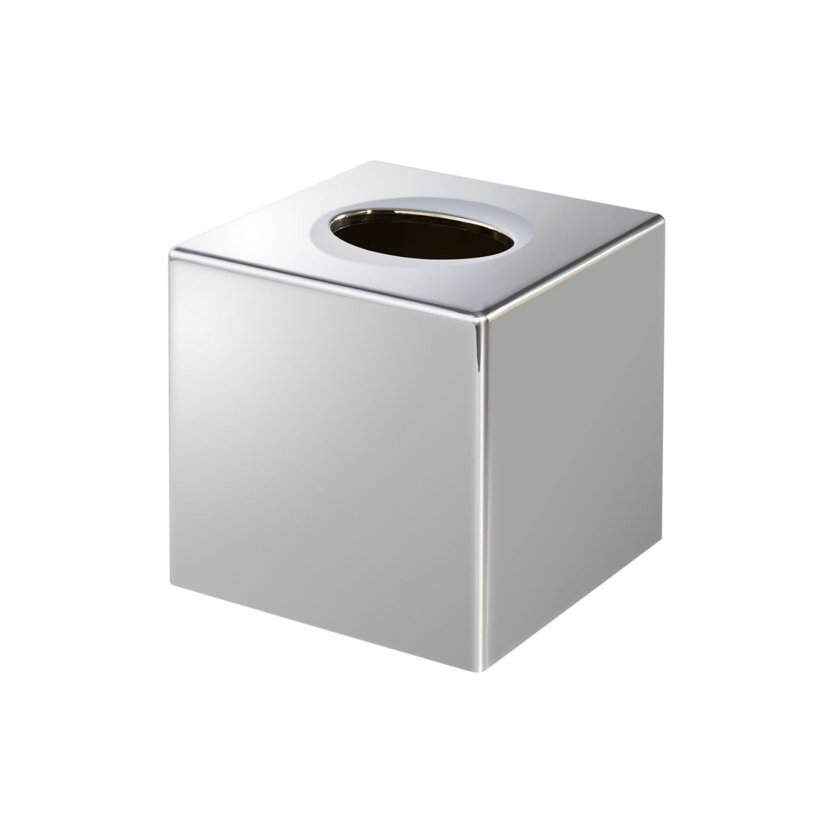 Porta fazzoletti Kleenex Devon CORBY; 0 ml, 13.5x13.5x13 cm (LxLxH); cromato