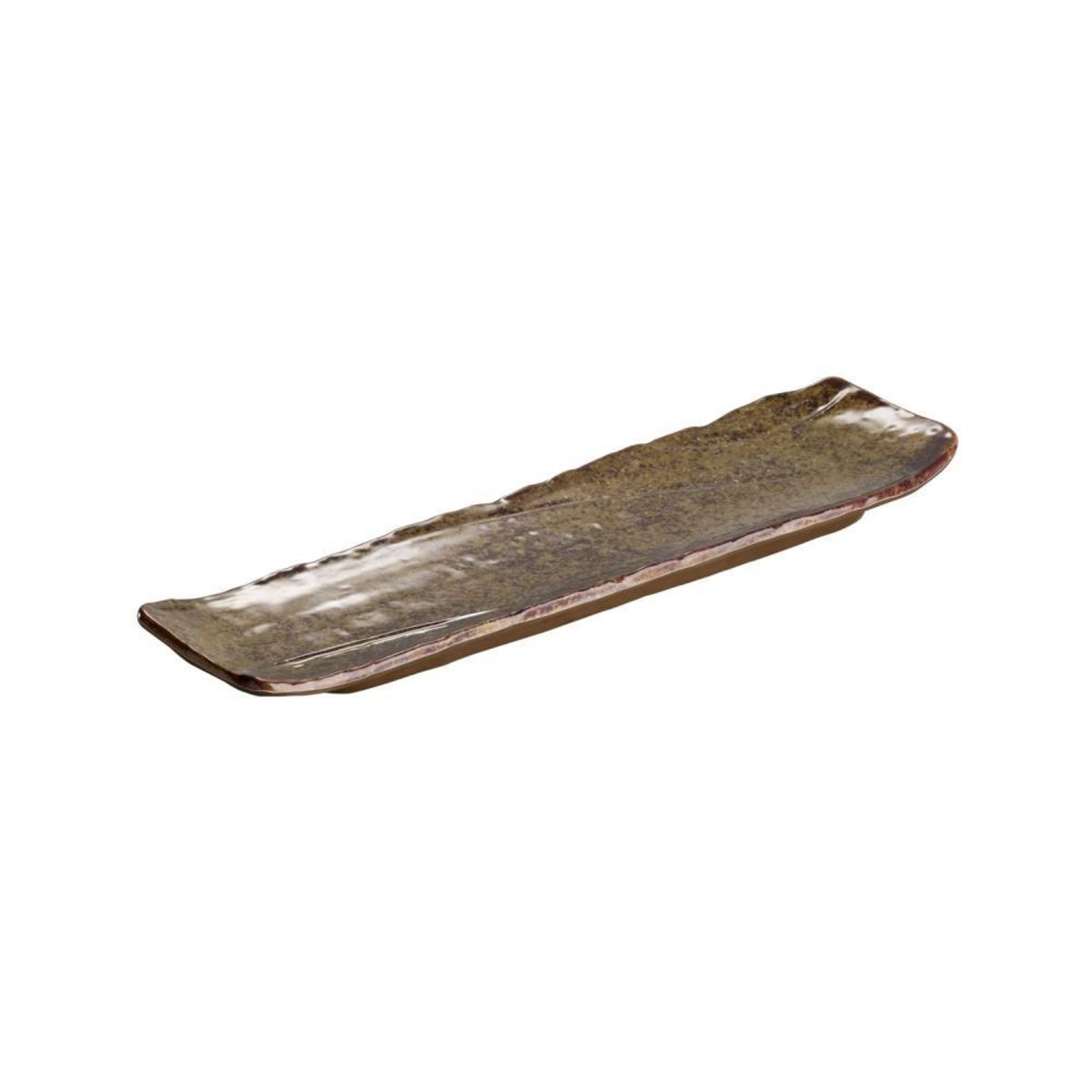 APS Tablett / Sushiboard -UMI-; 35x10x3 cm (LxBxH); braun; organisch