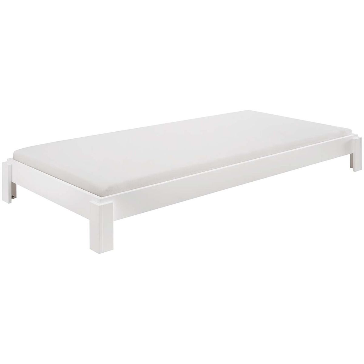 Infantil Stapelbett 'Denver 2.0', Buche lackiert, 90 x 200 cm; 95x205x30 cm (BxLxH); natur