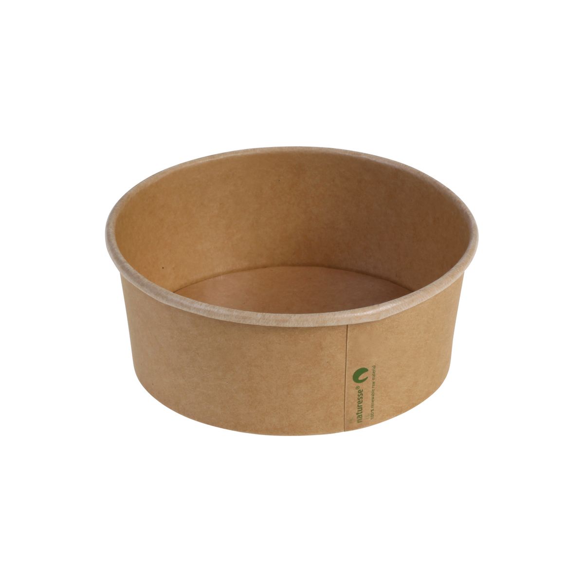 naturesse Salatschalen Kraft/PLA, naturesse 690 ml, 15x6 cm (ØxH); braun; 250 Stück / Pack