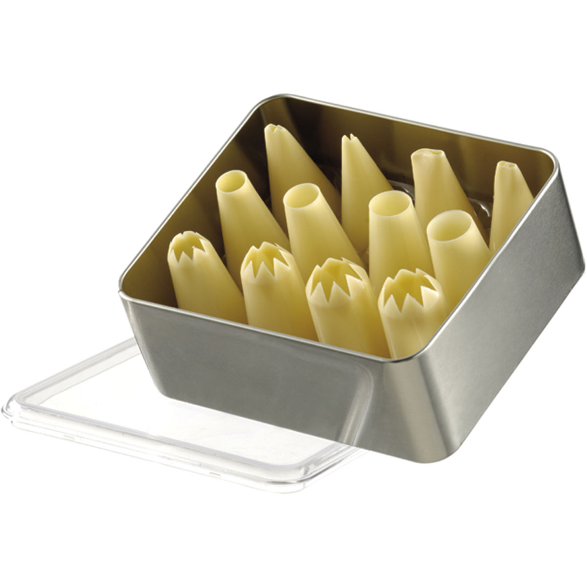 Schneider Tüllenkassetten-Set 12-teilig 6 cm (H); elfenbein; 12 Stück / Pack
