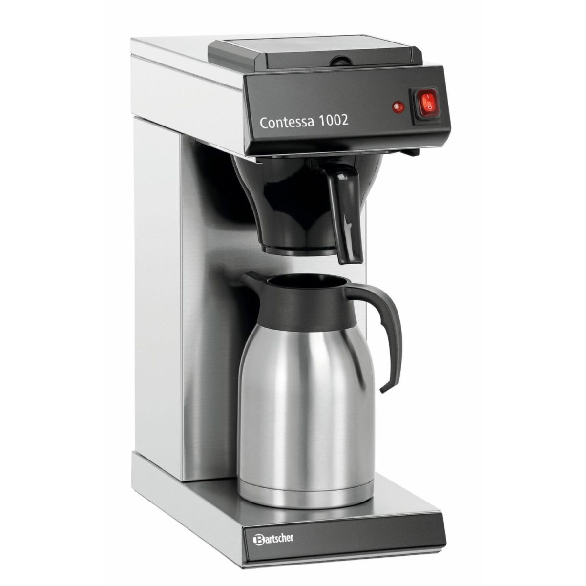 Bartscher Kaffeemaschine Contessa 1002 Contessa 1002; 2000 ml, 21.5x52x40 cm (BxHxT); silber